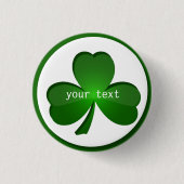Shamrock Design Button (Voorkant)