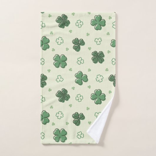 Shamrock Doodle (Serviette à main)