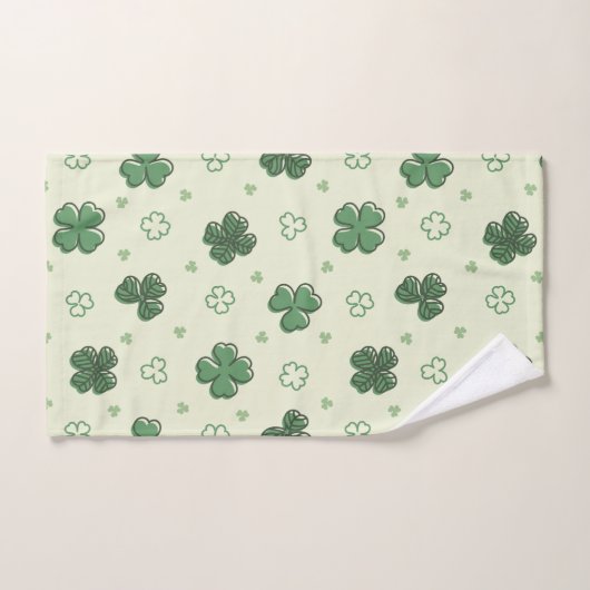 Shamrock Doodle (Serviette à main)
