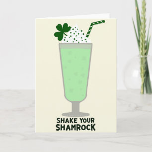 Shamrock Drank Viering Kaart