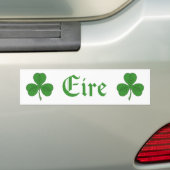 Shamrock Eire Bumpersticker (Op auto)