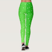 shamrock élégante leggings coloré festif moderne (Dos)