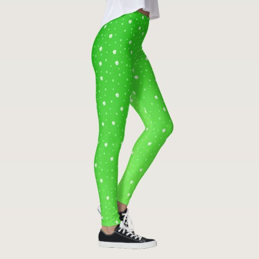 shamrock élégante leggings coloré festif moderne (Droite)