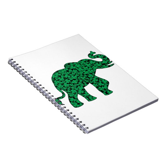 Shamrock-Elephant- Notitieboek (Rechterzijde)