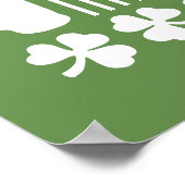 Shamrock en Beer Poster (Hoek)