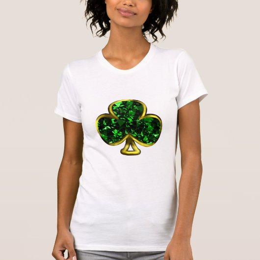 Shamrock en goud T-shirt (Voorkant)