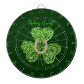 Shamrock en Hoefijzer Dart Board Dartbord (Voorkant)