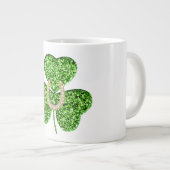 Shamrock en Hoefijzer Jumbo Mok (Voorkant rechts)