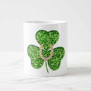 Shamrock en Hoefijzer Jumbo Mok