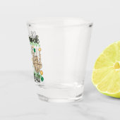 Shamrock en Roll Hand Skeleton Shot Glas (Rechts)