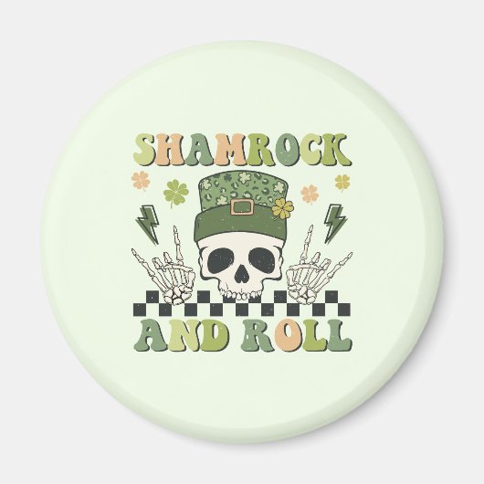 Shamrock en Roll Magneet (Voorkant)