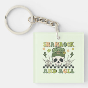 Shamrock en Roll Sleutelhanger
