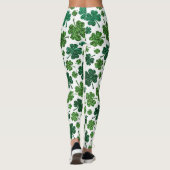 Shamrock étincelant de délicieuses Leggings (Dos)