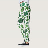 Shamrock étincelant de délicieuses Leggings (Gauche)