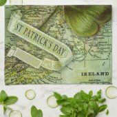 Shamrock for Ireland Theedoek (Gevouwen)