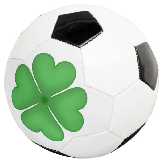 Shamrock Four leaf Clover Hearts Voetbal (Drie kwart)