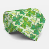 Shamrock Fragmenten Keramisch sierlijk Stropdas (Opgerold)