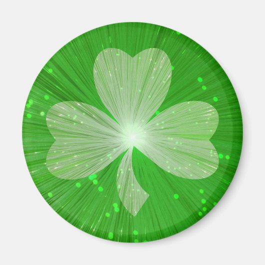 Shamrock fridge magnet magneet (Voorkant)