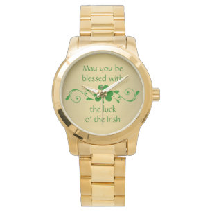 Shamrock Garland Horloge