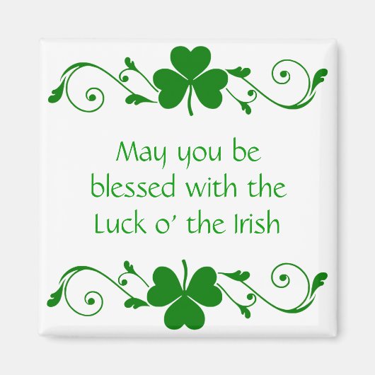 Shamrock Garland Magneet (Voorkant)