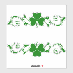 Shamrock Garlands Sticker