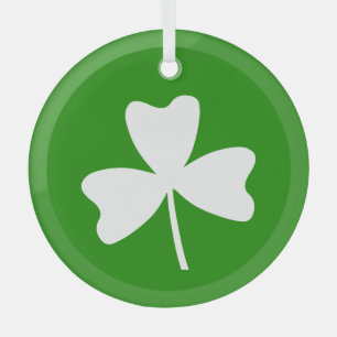 Shamrock Glas Ornament