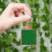 Shamrock Glitter Sleutelhanger (Hand)