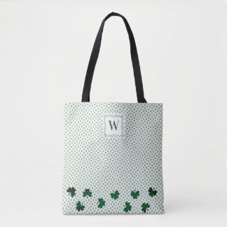 Shamrock Green Canvas tas All-Over-Print