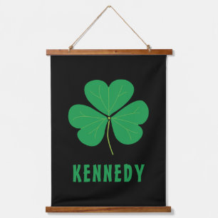 Shamrock Green Clover Ireland Celtic Irish Name Hangend Wandkleed