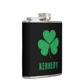 Shamrock Green Clover Ireland Celtic Irish Name Heupfles (Rechts)