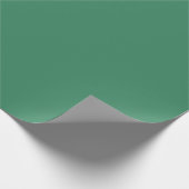 Shamrock Green Solid Color Print Cadeaupapier (Hoek)