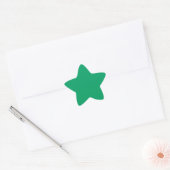 Shamrock Green Star-Sticker Ster Sticker (Envelop)