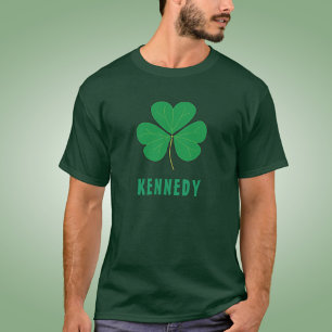 Shamrock Groen Klaver Ierland Keltisch Iers Naam T-shirt