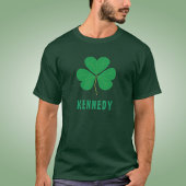 Shamrock Groen Klaver Ierland Keltisch Ierse Naam T-shirt