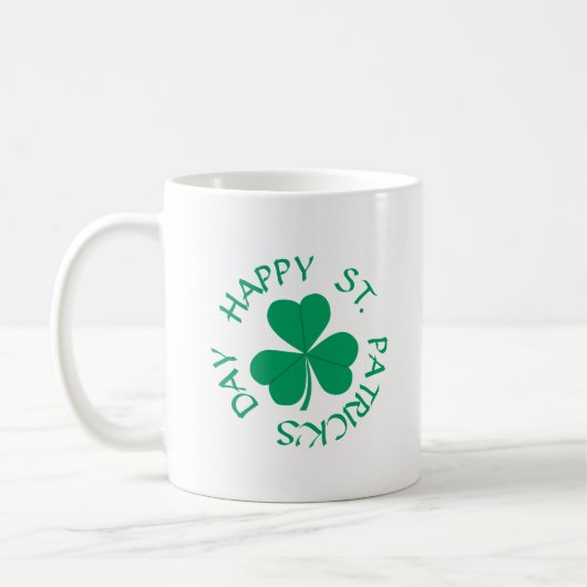 Shamrock Happy St. Patrick's Day Koffiemok (Links)