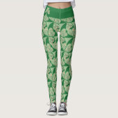 Shamrock "Happy St. Patrick's" Leggings (Voorkant)
