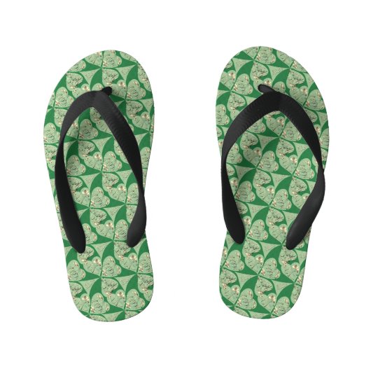 Shamrock "Happy St. Patrick's" paire de tongs (Semelle)