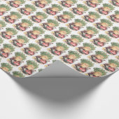  Shamrock Heart en Key St Patrick's Day Cadeaupapier (Hoek)