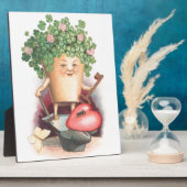  Shamrock Heart en Key St Patrick's Day Fotoplaat (Zijkant)