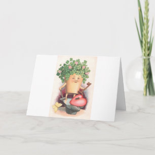  Shamrock Heart en Key St Patrick's Day Kaart