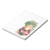 Shamrock Heart en Key St Patrick's Day Notitieblok (Gedraaid)