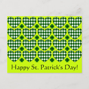 Shamrock Hearts Briefkaart