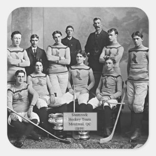 Shamrock Hockey Team, Montreal, QC 1899, Vierkante Sticker