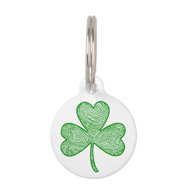 Shamrock Huisdierpenning (Voorkant)