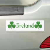 Shamrock Ierland Bumpersticker (Op auto)