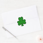 Shamrock Ierland Ronde Sticker (Envelop)
