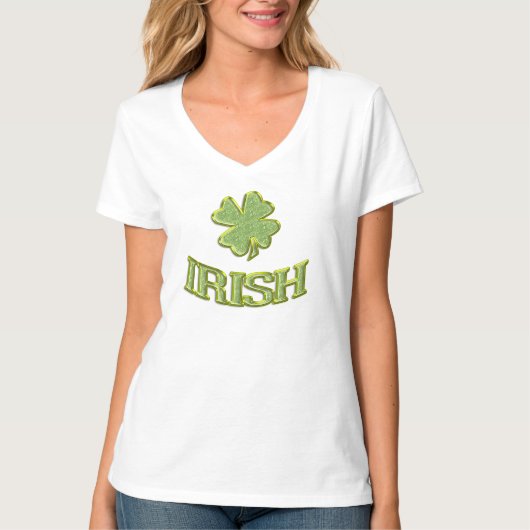 Shamrock Ierse St. Patric's Dag T-shirt (Voorkant)