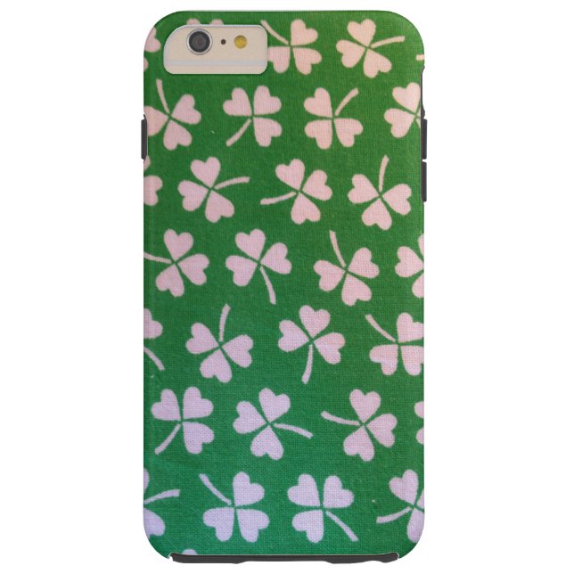 Shamrock iPhone 6 plus zwaar Hoesje (Achterkant)