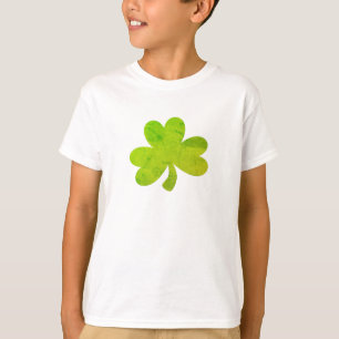 Shamrock Irish Painting Silhouette Kinderen T-shirt