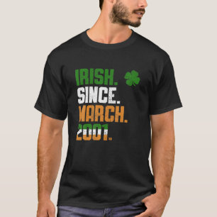 Shamrock Irish Sinds maart 2001 Legend St Patricks T-shirt